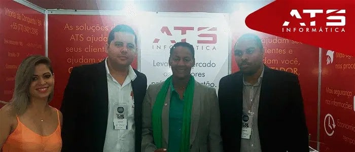 Vice prefeita de Salvador visita estande da ATS na XII Convenção de Contabilidade